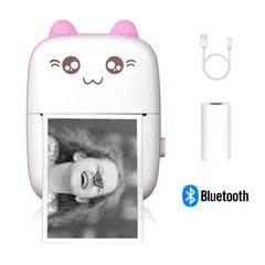 ⚡ 🐱 MINI IMPRESSORA TÉRMICA PORTÁTIL