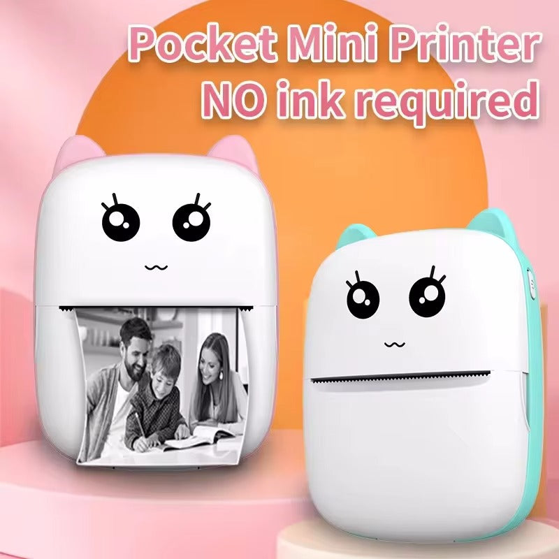 ⚡ 🐱 MINI IMPRESSORA TÉRMICA PORTÁTIL