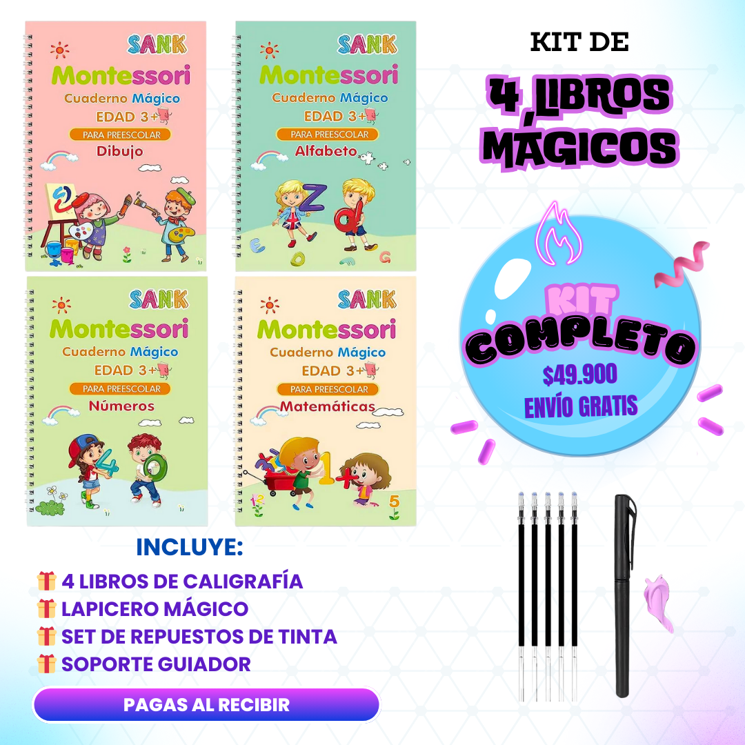 Libro Mágico Caligrafía Niños