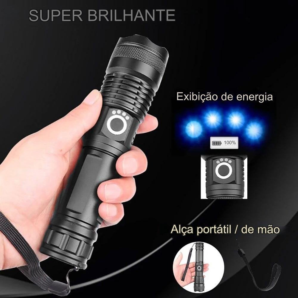 Linterna Tactica Led Recargable PB-2063